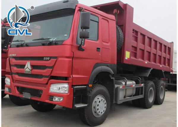 Sinotruk 20 Ton HOWO Heavy Duty Dump Truck , 6x4 Diesel Dump Truck