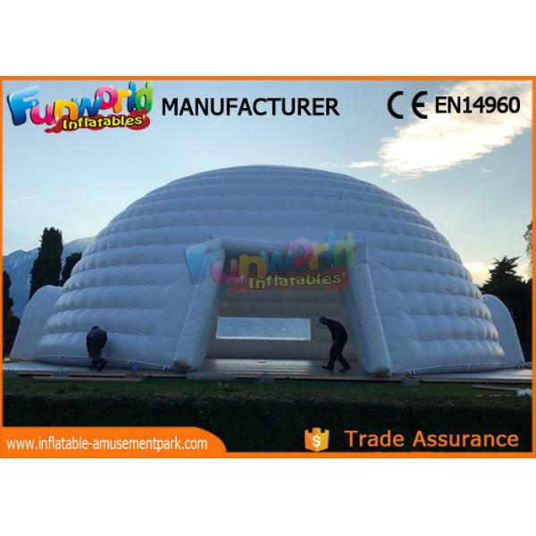 шатер партии купола ясности диаметра 14м раздувной с прозрачным Виндовс