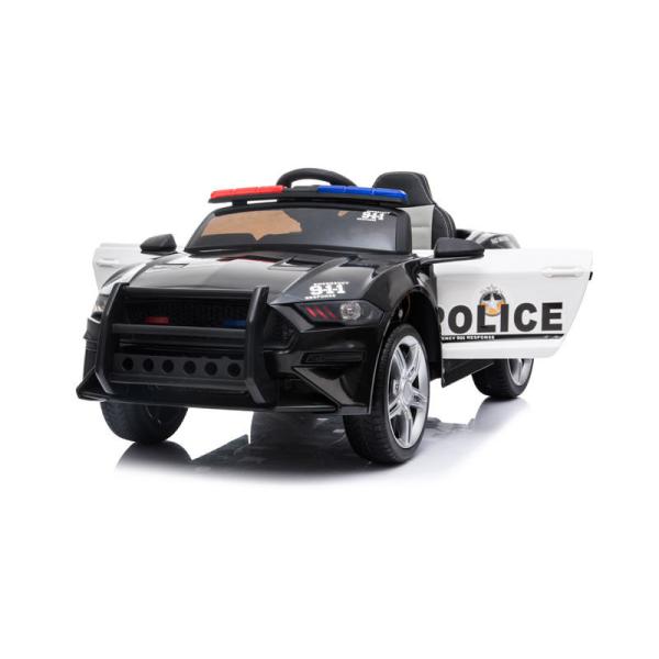 12V Electric Police Car for Kids Age Range 2-4 Years With Remote Control Warning Light and Megaphone 2023