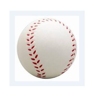 New promotion gift creative product PU Baseball Shape Relief Stress Ball customed logo