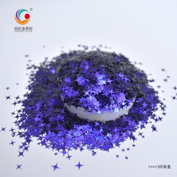 Customized Holographic Loose Chameleon Glitter Powder Halloween Christmas Crafts Glass Intersperse