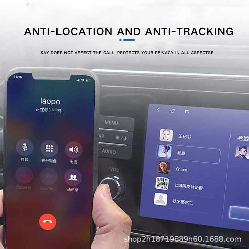 Радиус размера 8m кармана отслежывателя Jammer сигнала GPS диска анти-