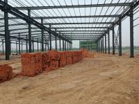 Personalizar construção de aço de metal pré-fabricada estrutural para construção industrial