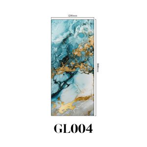 PVC Marble Sheet Wall Panels 3D UV High Gloss Stone Grain Design for Living Room Decor