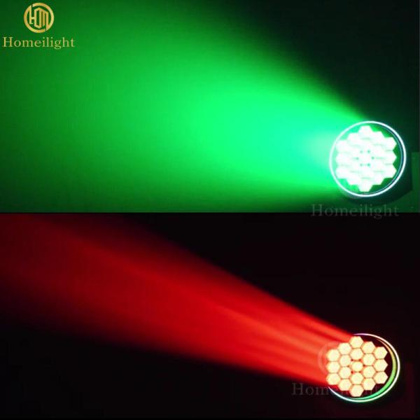 Nova chegada 19pcs 40W 4IN1 RGBW Luzes Luz de palco LED Moving Head Light Club DJ LED Iluminação