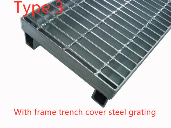 6mm Hot Dipped Galvanized Grating Trench Cover For Driveway
