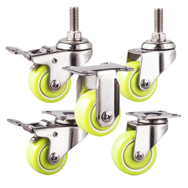 Roulettes antirouille d'acier inoxydable de 40mm pour l'appareil électrique