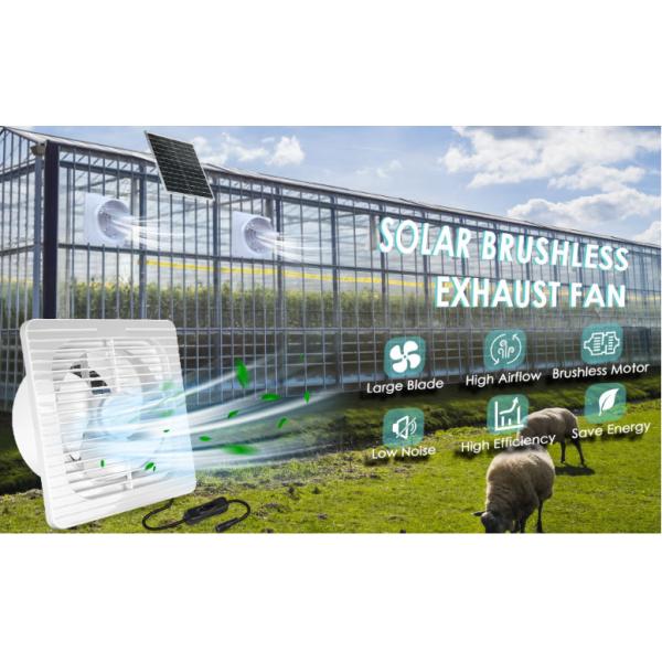 Белый монокристаллический мини солнечный панель комплект бесшовный вентилятор 30W 8 