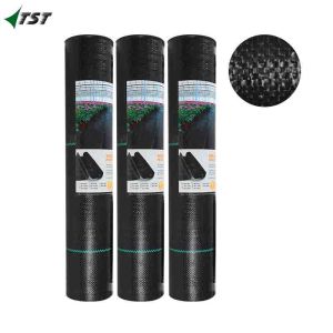 1.5*100m Uv Protection Black Pp Ground Cloth Weed Barrier For Gardening And Landscaping