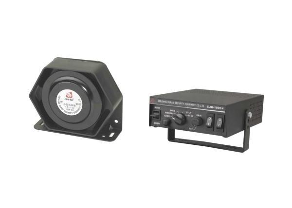 Emergency Warning Alarm Police Siren Horn PA Speaker For Fire & Police Vehicles