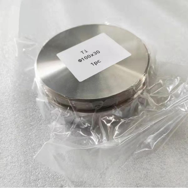 Gr1 Gr2 Pure Titanium Disc Sputtering Target For Chemcial Industrial