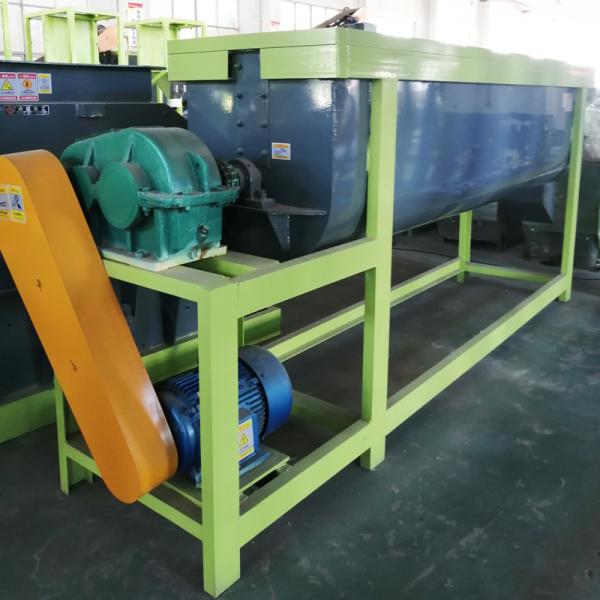 Husbandry Continuous Fertilizer Mixing Equipment 1000L Single Shaft Mixer