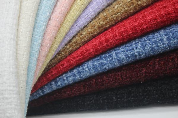 Wholesale New Plaid Tweed Coat Chenille Fabric for Autumn and Winter Women's Coat Clothing Luggage Fashion Cushion