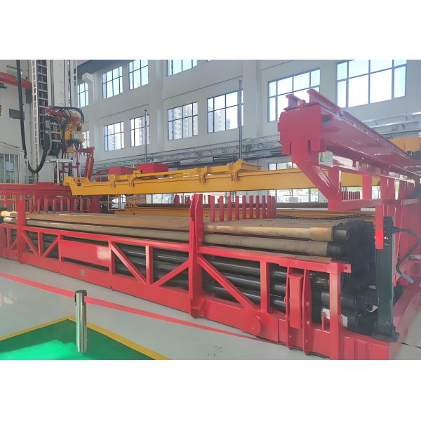 300pcs Pipe Capacity SSPGNC Series Intelligent Pipe Rod Conveyor And Discharge Machine