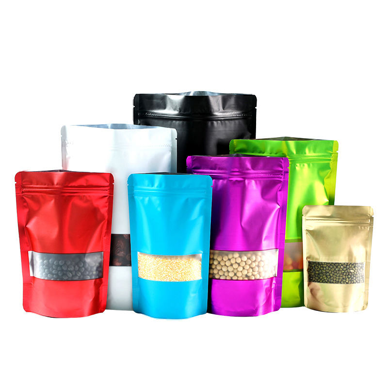 Aluminum Foil Mylar Bags with Zipper for Custom Food Packaging and Storage Needs