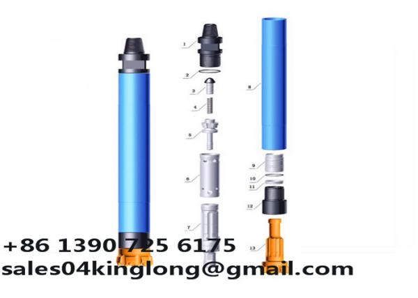 mining machinery parts 4 / 5 / 6 inch dth hammer bit , rotary hammer , dth hammer for Surface drill rig