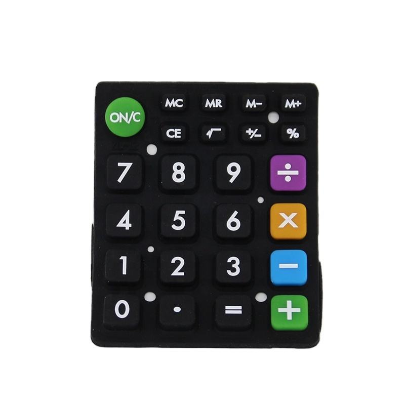 80 Shore A Silicone Rubber Keypad Switch Industrial Remote Control 1M Cycle Tactile Feedback