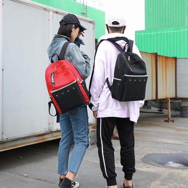 New fashion designs summer outdoor leisure canvas bagsbackpack ,student bag for meeting or shopping