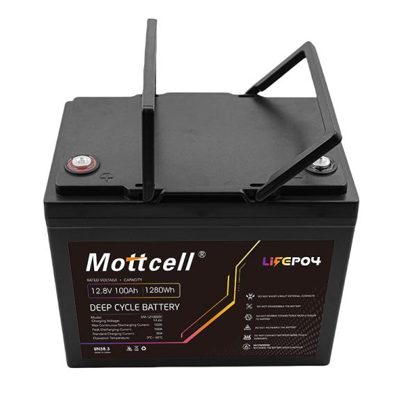Long Life Li Ion Deep Cycle Lithium Battery 1000 Times Cycle 12.8V Nominal Voltage