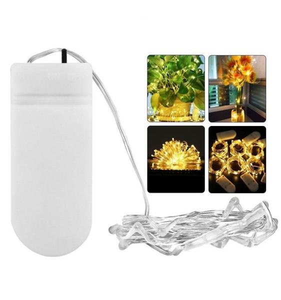 20pcs Decorative LED String Lights Warm White 24-35 Working Hours Evening Time