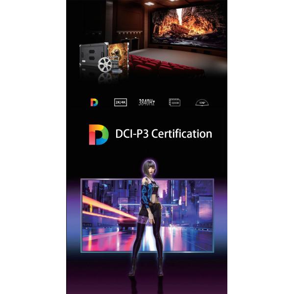 281 триллион цветов LED Киноэкран P2.5 4K 4096x2160 Разрешение