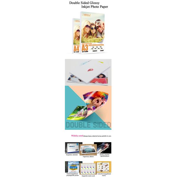 A3 A4 Inkjet Bond 260gsm Business Card Photo Paper