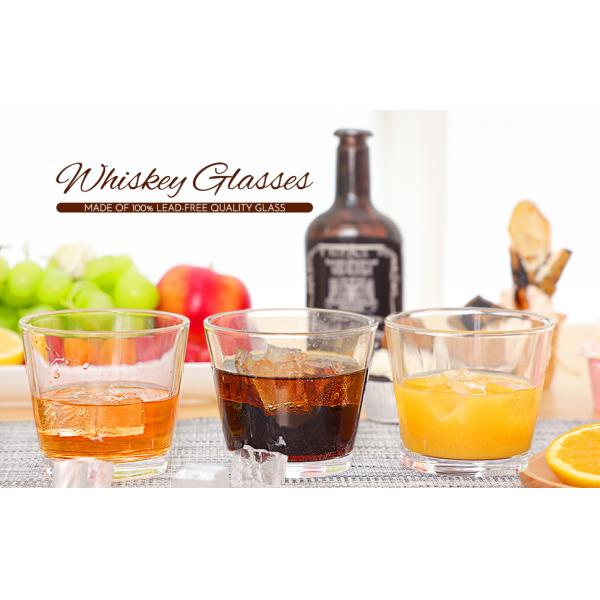 Whisky espeso transparente de 8 oz Highball de vidrio a granel estilo de montaña FUJI