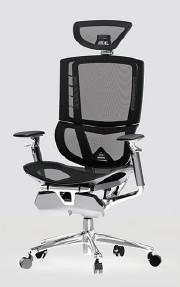 Liga de alumínio ajustável de Mesh Office Chair With Wheels