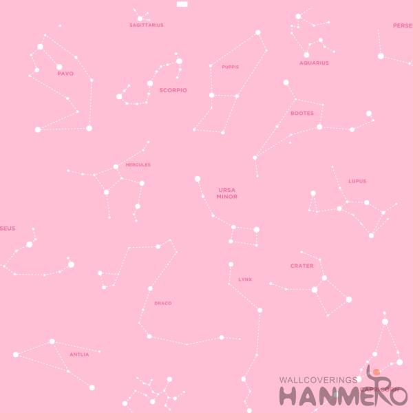 Removable Little Girls Bedroom Wallpaper , Girls Pink Bedroom Wallpaper