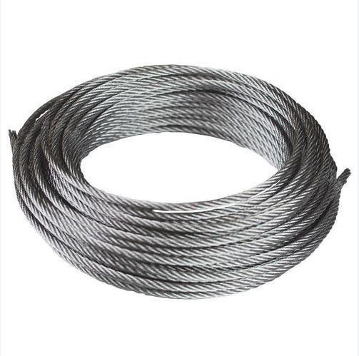 20mm 6*19 steel core Galvanized Triple-strand twisted steel wire rope  Marine wire rope