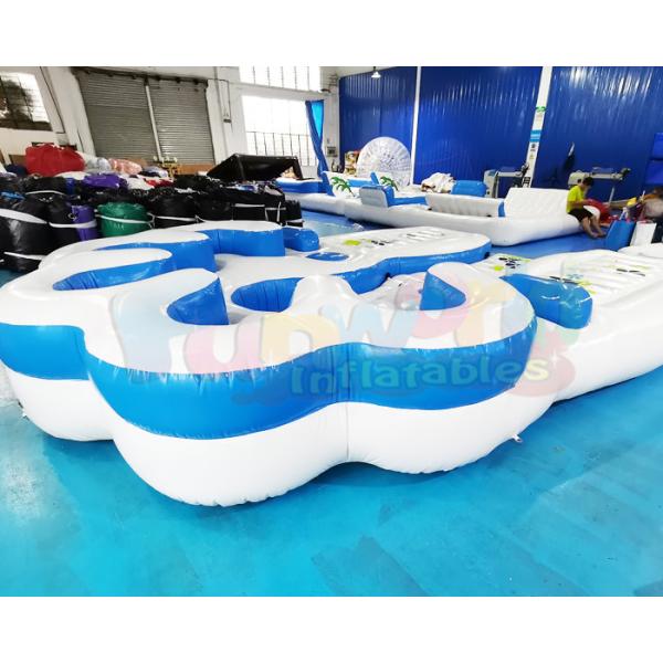 раздувные игры поплавка воды открытого бассейна острова шлюпки 1000D