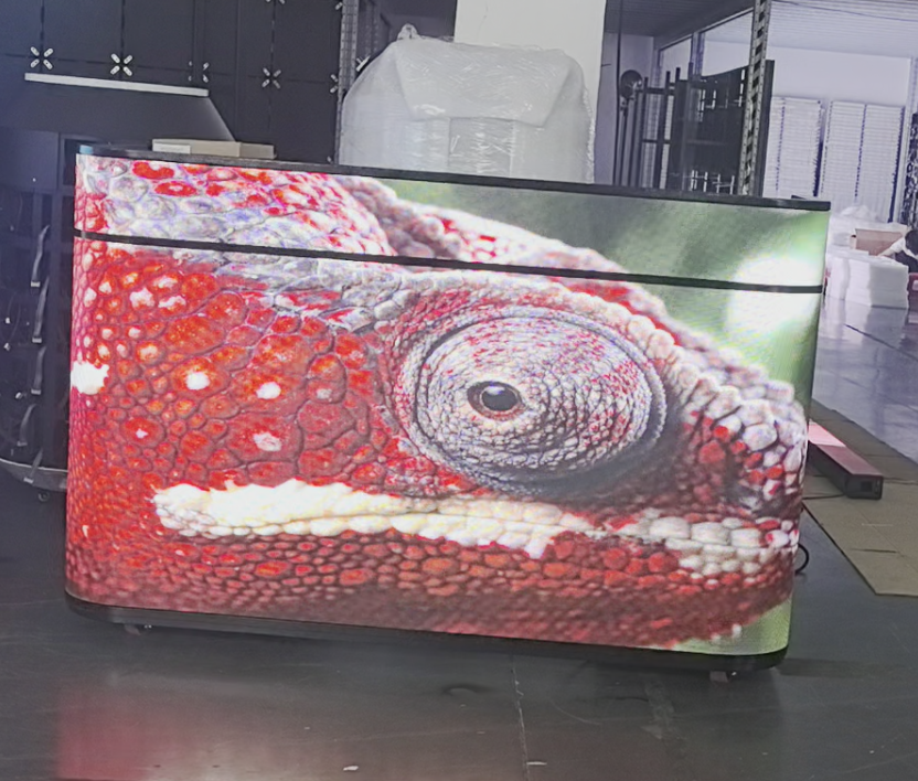 P1.86mm GOB LED Display with 3840Hz Refresh Rate and Front Access Service for Safe Installation