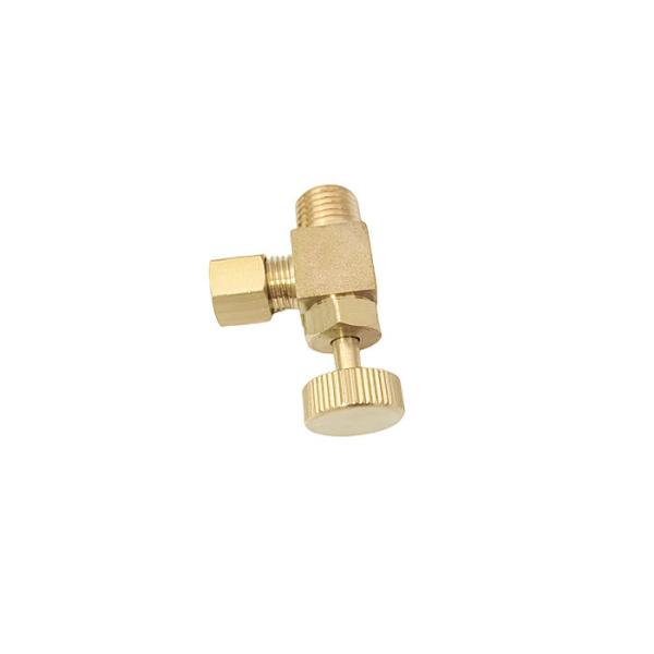 1/4NPT Lead Free Brass Needle Valve With Brass Handwheel