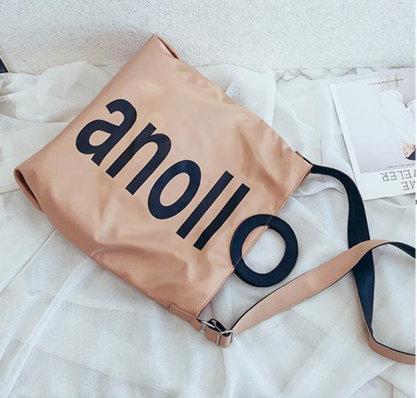 Summer small fresh letterpress nylon bag messenger bag can hand bill of lading shoulder bag