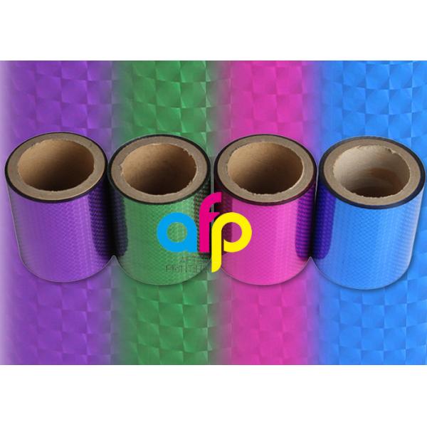 Holographic Metalized BOPP Film , BOPP Transparent Film Roll For Packing