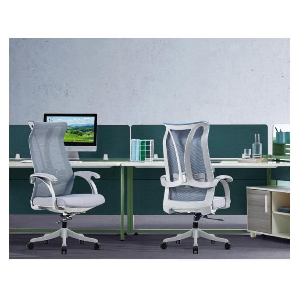 Luxury Executive Full Mesh Office Swivel Chair with Headrest For Home Office PC Chair (Рукоподъемный стул с подголовком для головы для офиса)
