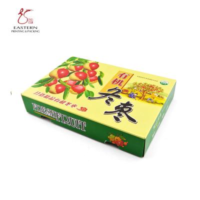 Fruit Packaging CMYK 4C Printing Corrugated Mailer Boxes With Lid 400mm Length