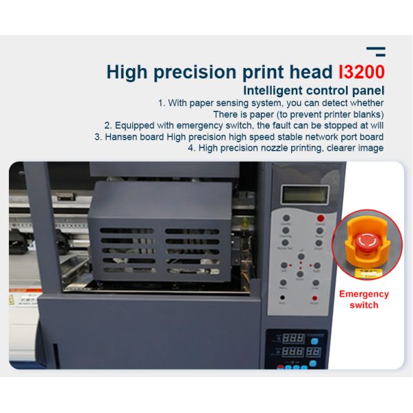 8 Colors 60CM T Shirt Printing Machine DTF Heat Transfer Machine With I3200 Print Heads