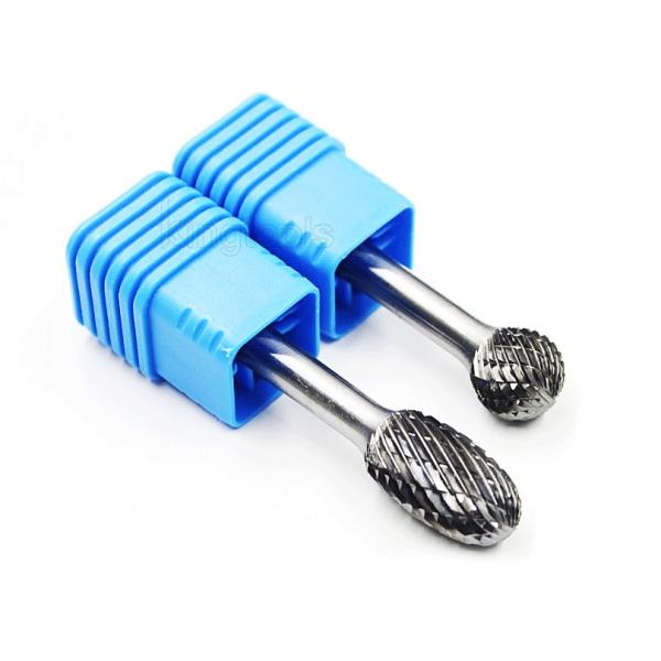 Power Tools Set 6mm 1/8 Shank Carving Metal Engraving Single Standard Cut One Set 10 Tungsten Steel Carbide Burr