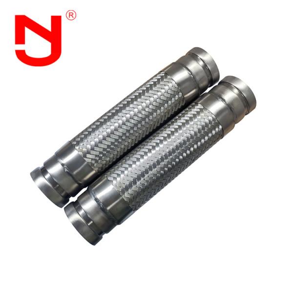 Conector de tubería trenzado de metal soldado conector de tubería trenzada de metal