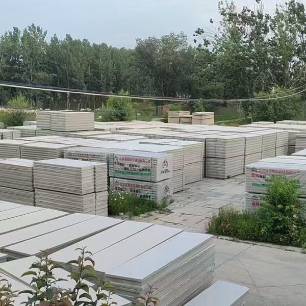 Fireproof Heat Preservation Sound Insulation Rock Wool Sandwich Panel Wall And Roof Sheet