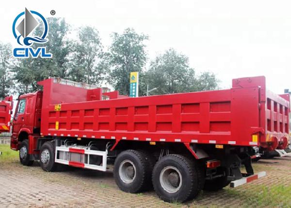 SINOTRUK HOWO 371HP LHD Heavy Duty Tipper Trucks 8x4 20-30CBM ZZ3317N3567W