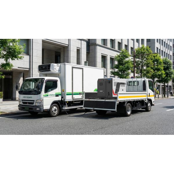 100KW Mobile EV Charging Station 170A Portable Emergency EV Charger For Trucks Vans