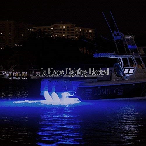 Blue Waterproof Led Marine light for Yacht 24w 12vdc RGB Underwater Boat Lights