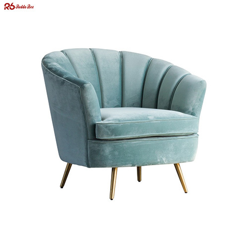 Villa Stitch Channel Tufted Sectional Sofa Teal Blue 85cm-160cm