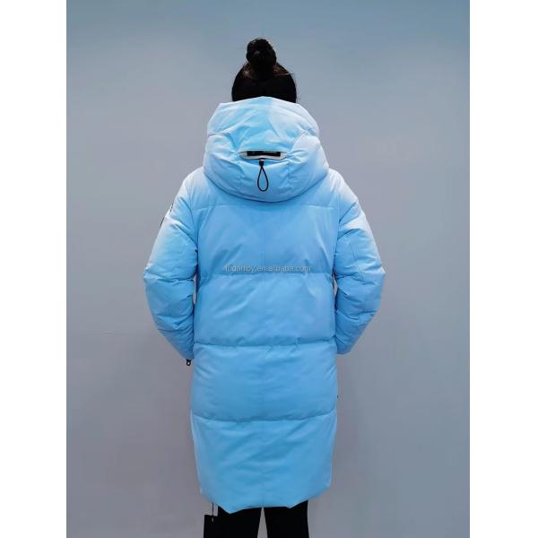 FODARLLOY F22518 Ladies Warm Hooded Cotton-padded Clothes Women Slim Long Winter Jackets Women Coats