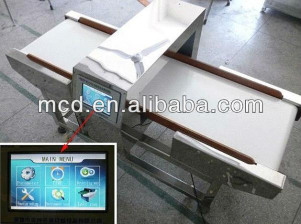Manufacturer Conveyor Belt Metal Detector Buzzer Alarm Customized Size