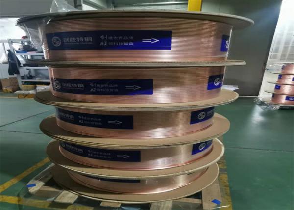 CU DHP Inner Grooved Copper Tube , semi hard Grooved Sprinkler Pipe
