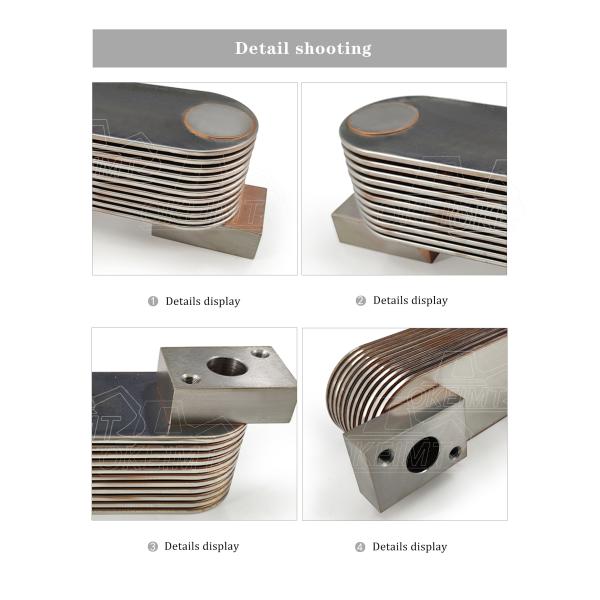 High performance diesel engine truck parts automobile K19 oil cooler kit 3201785