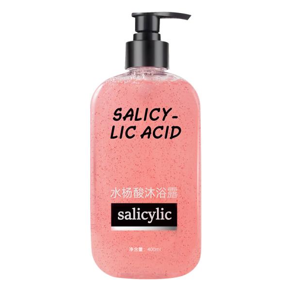 Champô ácido Salicylic da beleza do OEM do gel do chuveiro da acne da lavagem do corpo de GMPC anti